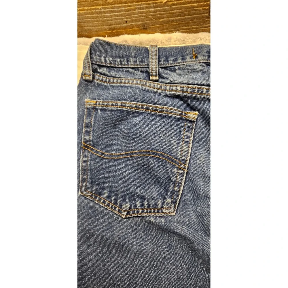 *See Measurements* Lee Regular Fit Mens Jeans Medium Wash Straight Leg Denim